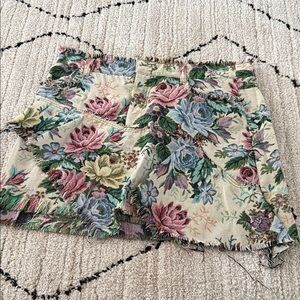 Floral Patterned Women Skirt